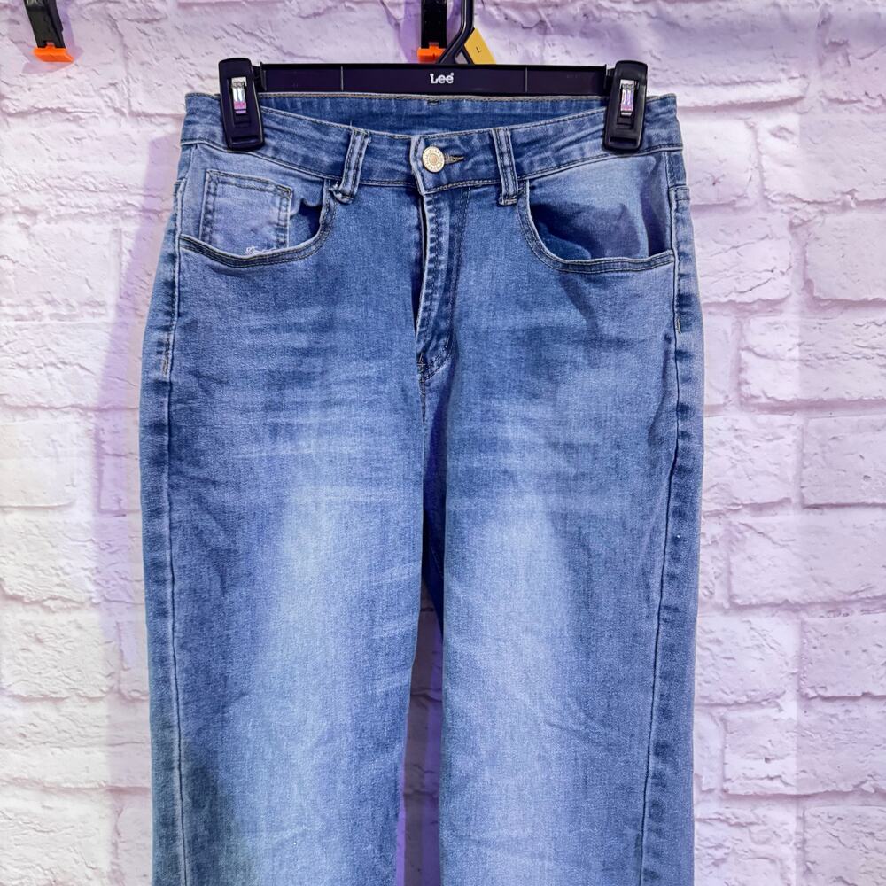 KUNMI SZ 4 Stretch Flare Blue Jeans Great Condition!